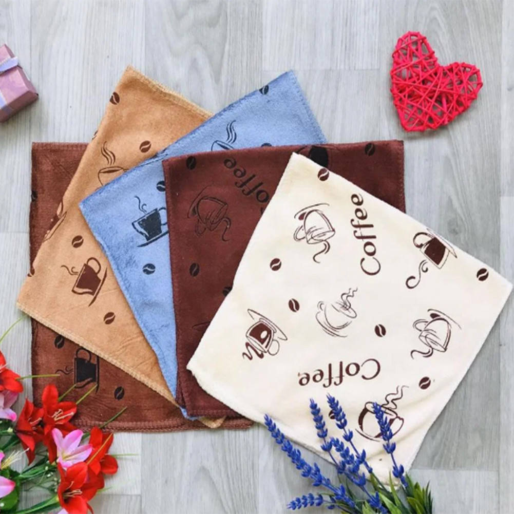 

Полотенце кухонное Coffee микрофибра 25 х 50 см (29449), Разные цвета