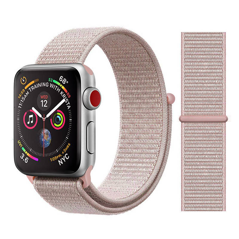 

Нейлоновый ремешок Apple Watch 41/40/38 mm Пудровый