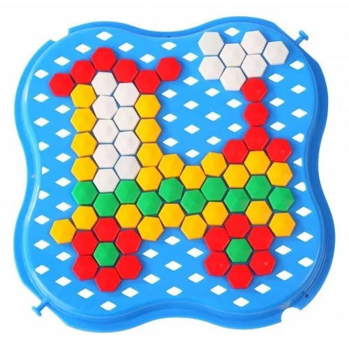 

Развивающая игрушка Мозаика 39112 из 130 элементов (Синий )