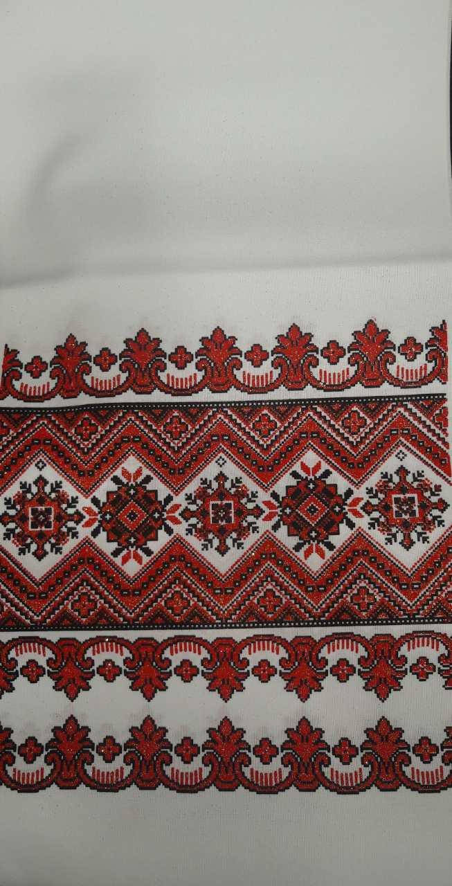 

Рушник на габардине с принтом, 150х28 см