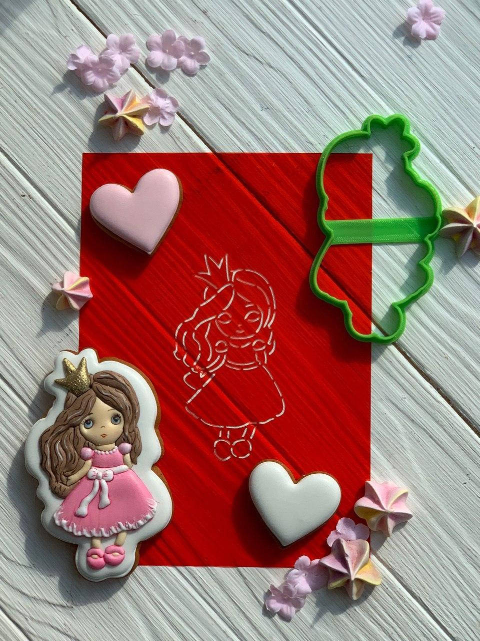 

3D формочки-вырубки для пряников "Принцесса 15"