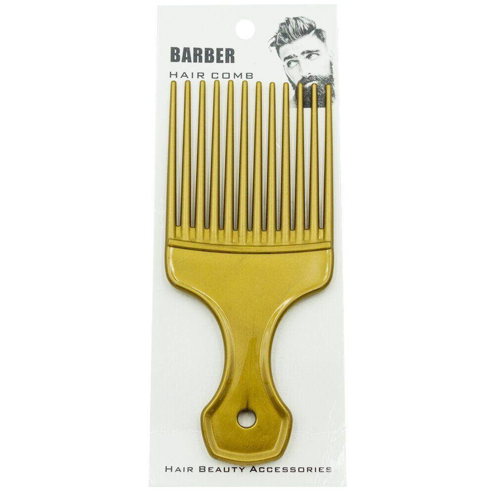 

Расческа - гребень для бороды Barber Hair Comb черная Коричневый