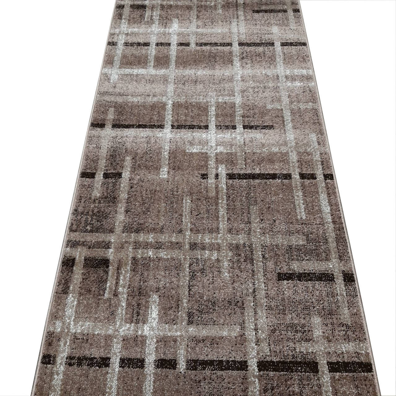 

Килимова доріжка коричнева MIRA 24009/130 ( Карат)