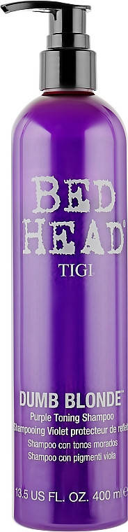 

ШАМПУНЬ-КОРРЕКТОР ЦВЕТА TIGI BED HEAD DUMB BLONDE PURPLE TONING SHAMPOO 400 МЛ