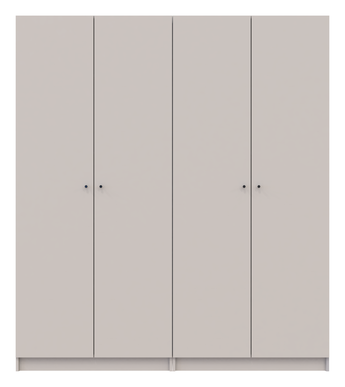 Шафа для одягу Doros Промо Кашемір 2+2 ДСП 180х48х204 (80737672)