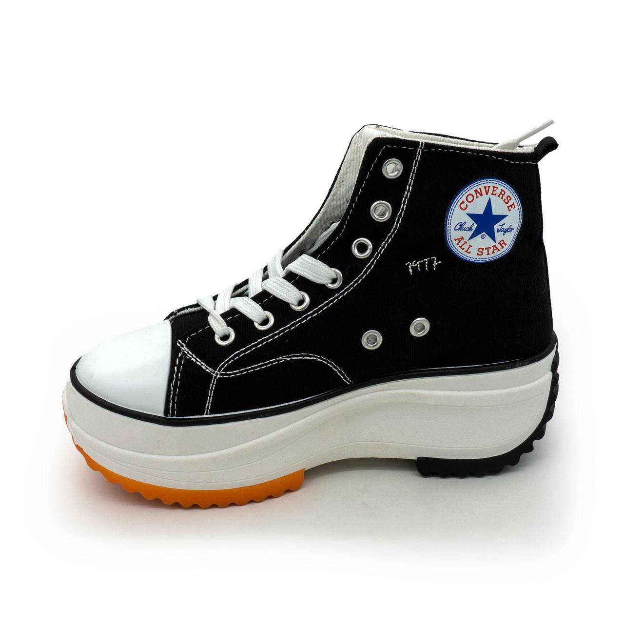 

Кеды Converse на платформе черно-белые р.(36, 37, 38, 39)