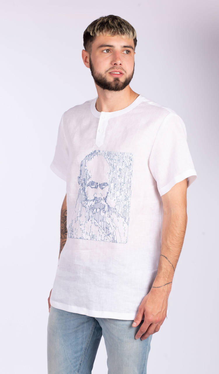 

Вишиванка чоловіча Едельвіка 164-20/09 "Тарас Шевченко" S, Белый