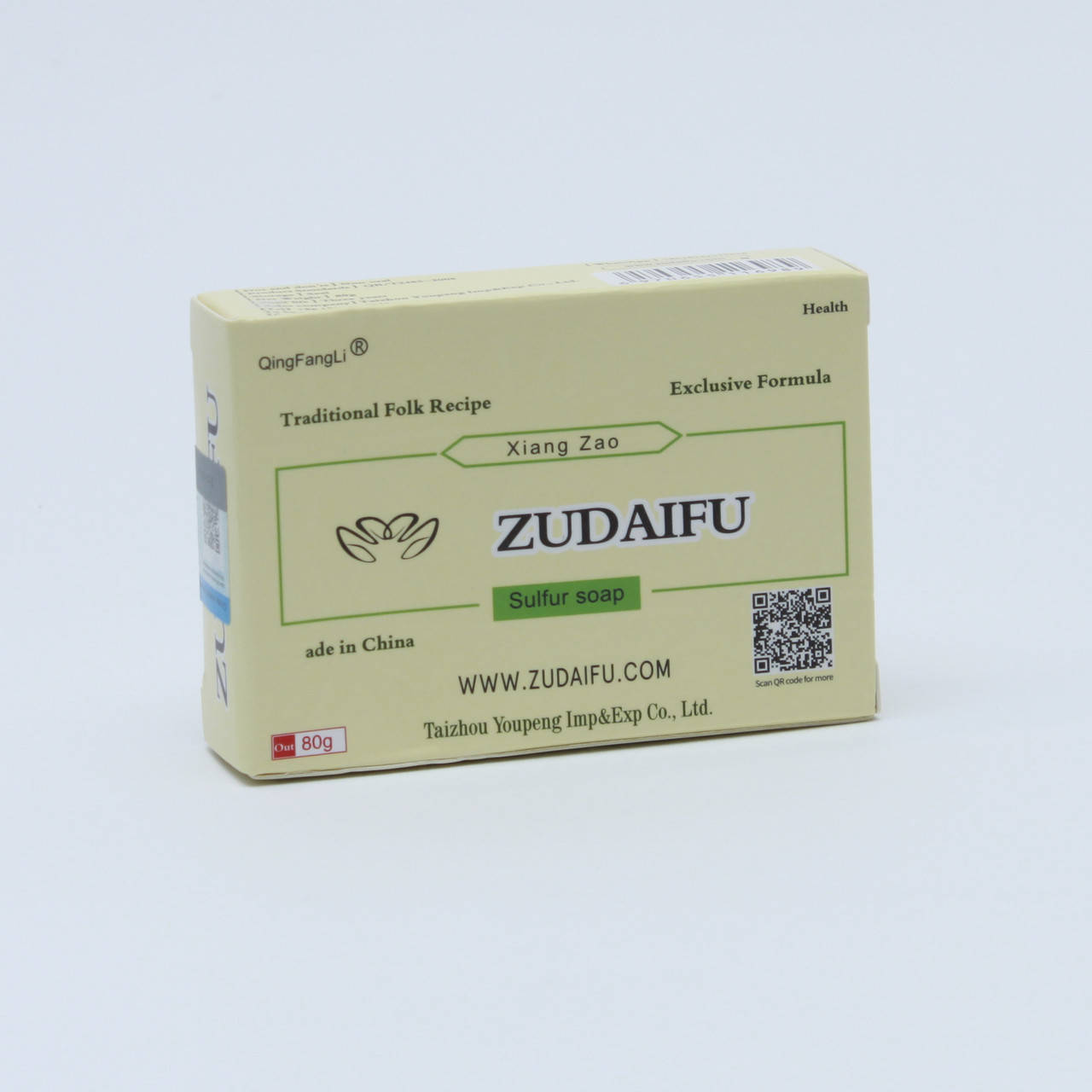 

Серное мыло от псориаза Zudaifu. Вес 84г