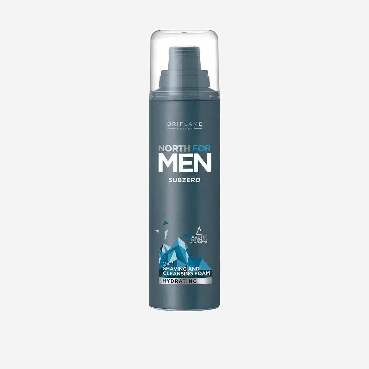 

Пена для бритья и умывания 2 в 1 North For Men Subzero Орифлейм.