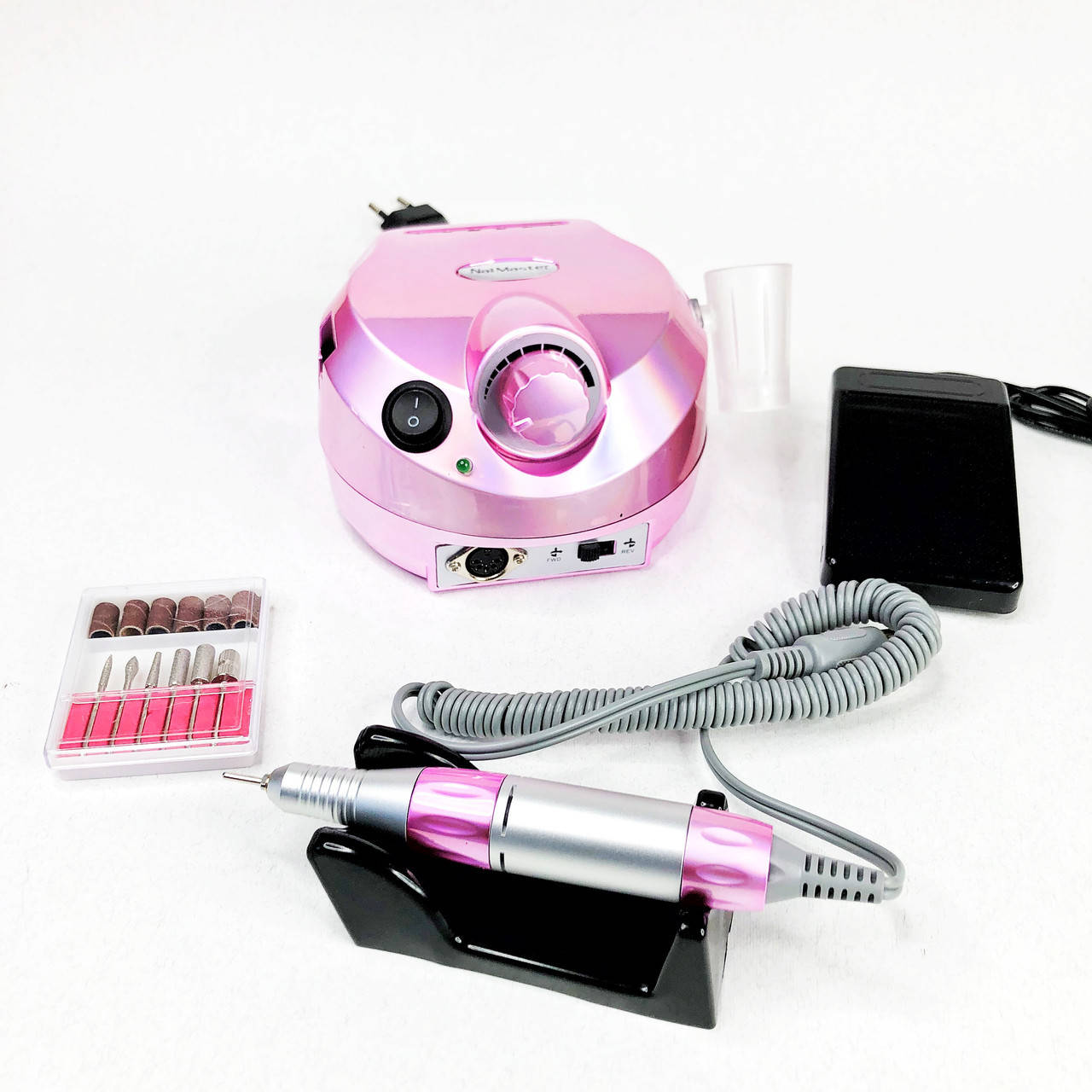 

Фрезер профессиональный DM-202 Chrom на 65 Вт - 35000 об/мин. Розовый