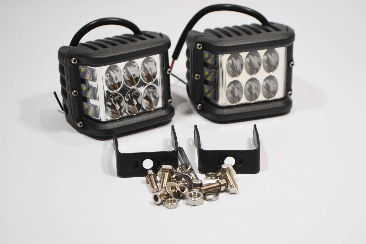 

Светодиодная LED фара 60Вт (светодиоды 5W x12шт) комплект 2 шт, Белый