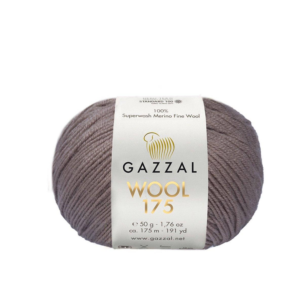 

Gazzal Wool 175 (Газзал Вул 175) № 343 (Пряжа мериносовая, нитки для вязания)