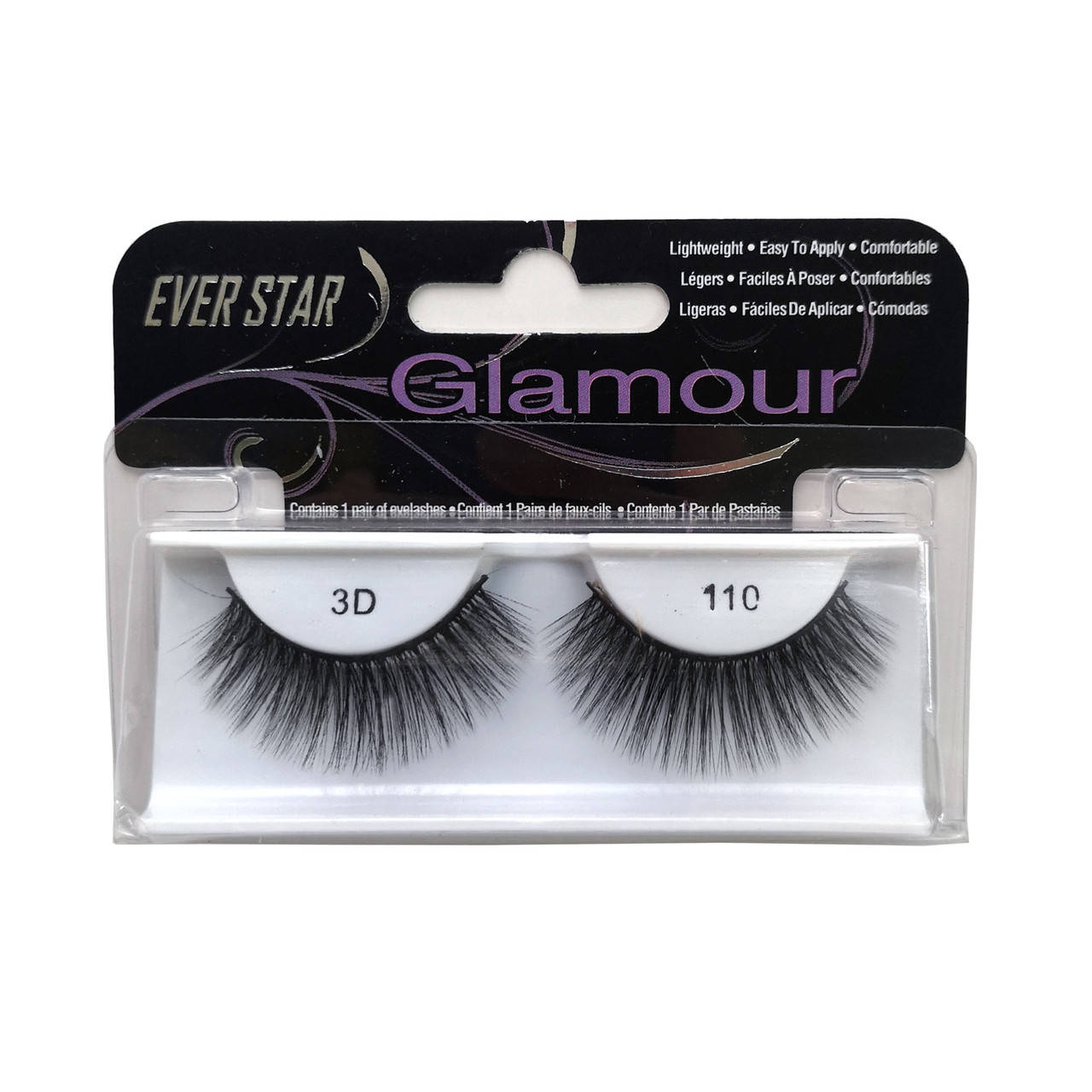 

Накладные ресницы Glamour 110, Черный