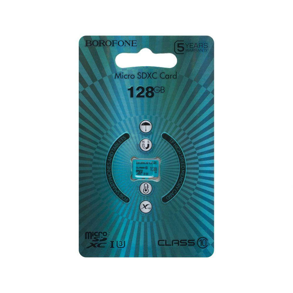 

Карта памяти Borofone MicroSDXC 128gb 10 Class