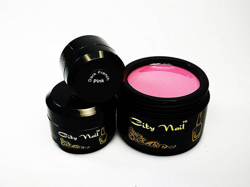 

Камуфлирующий гель для ногтей розовый Dark French Pink City Nail 50 мл