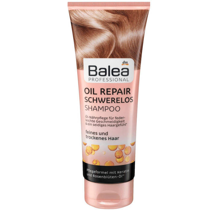 

Шампунь Balea Oil Repair Schwerelos профессиональный 250 ml