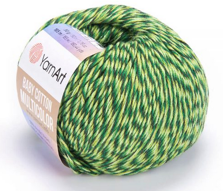 

Пряжа Baby cotton Multicolor Yarnart-5207