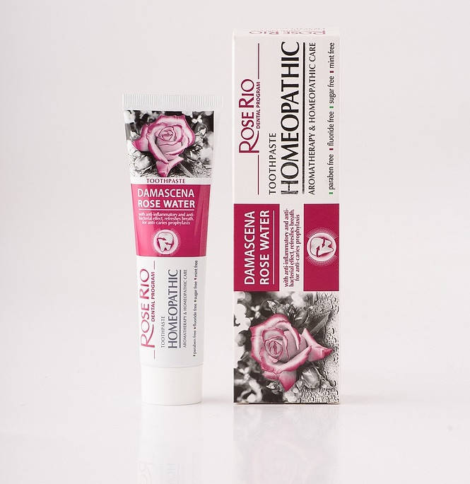 

Зубная паста Rose Rio Homeopathic Aromatherapy&Homeopathic Care 65 мл (3 800 023 406 325)