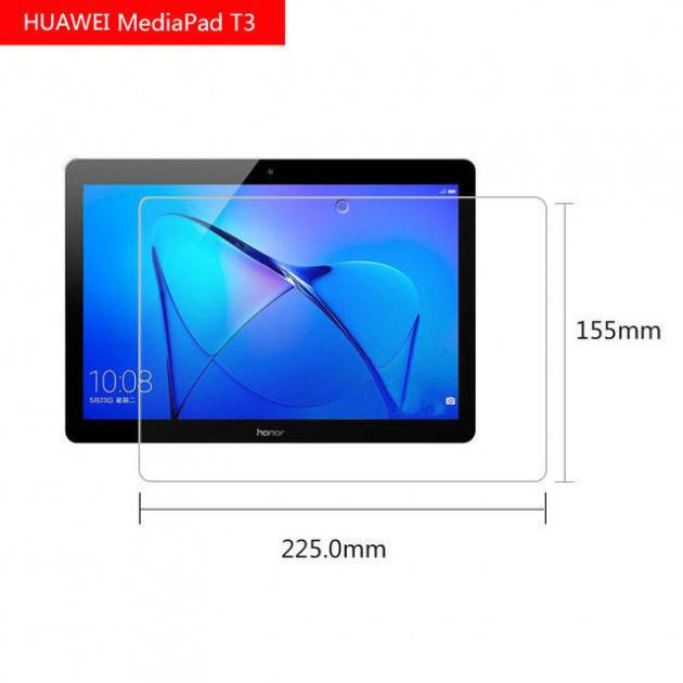 

Защитное стекло на планшет Huawei MediaPad T3 10 | AGS-L09 | AGS-L03 | AGS-W09 (0.3 мм, 2.5D), Прозрачный