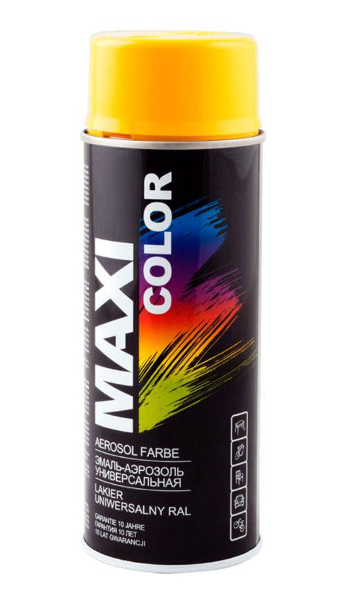 

Краска Maxi Color аэрозольная универсальная желтая 400 мл (MX1021), Желтый