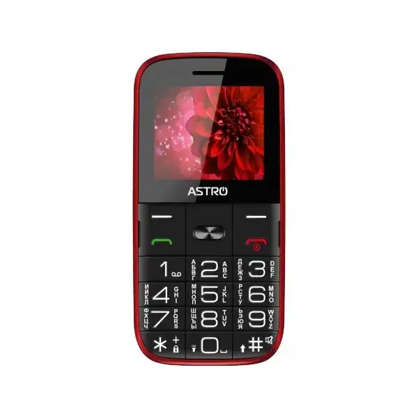 

Кнопочный телефон Astro A241 Red, Красный