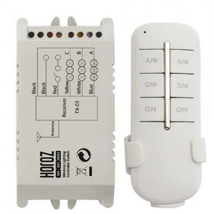 

Пульт для люстр трьохлінійний CONTROLLER-3 HOROZ