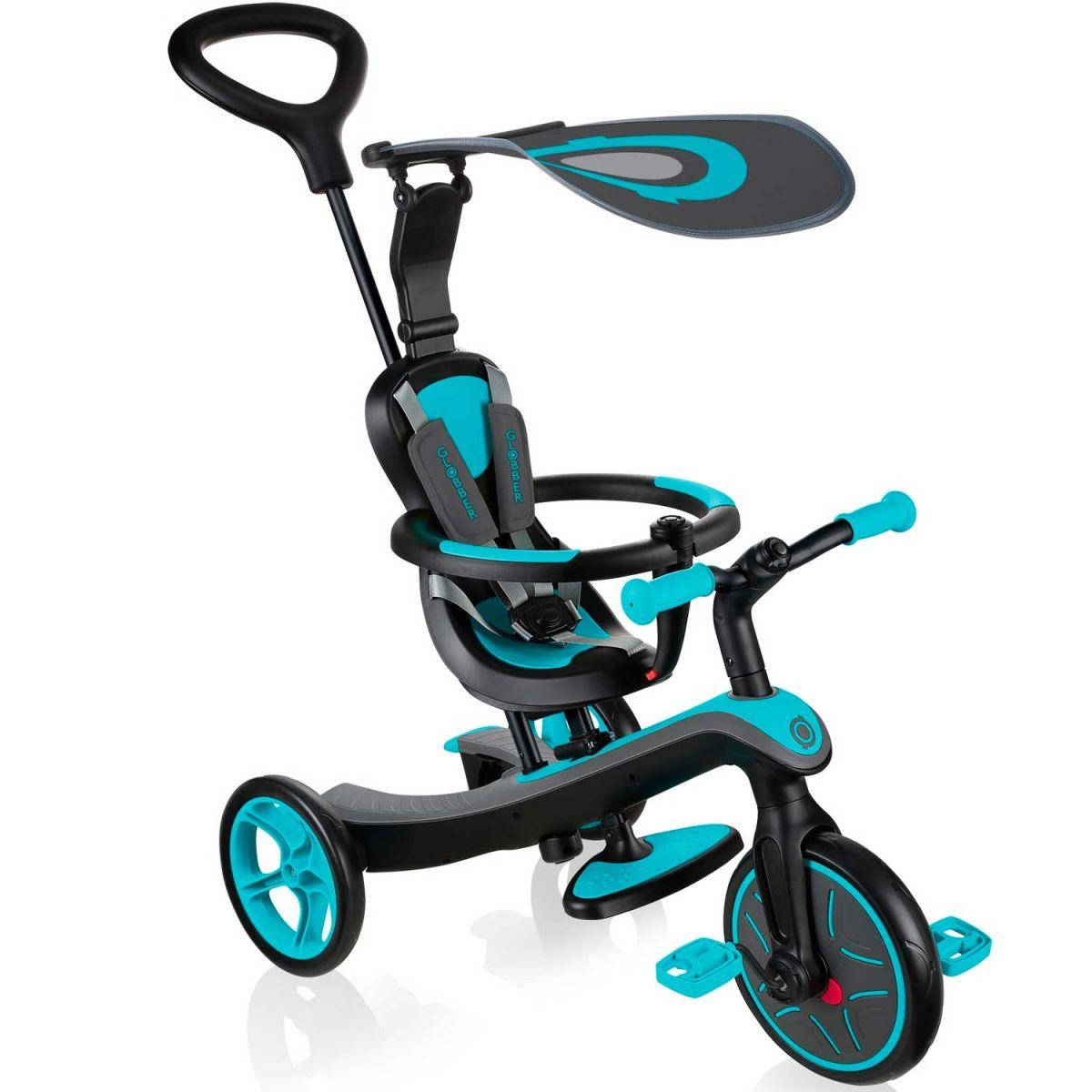 

Трехколесный велосипед–трансформер Globber Explorer Trike 4 в 1 Teal