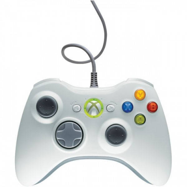 

Проводной геймпад для Microsoft Xbox 360 / PC, Белый