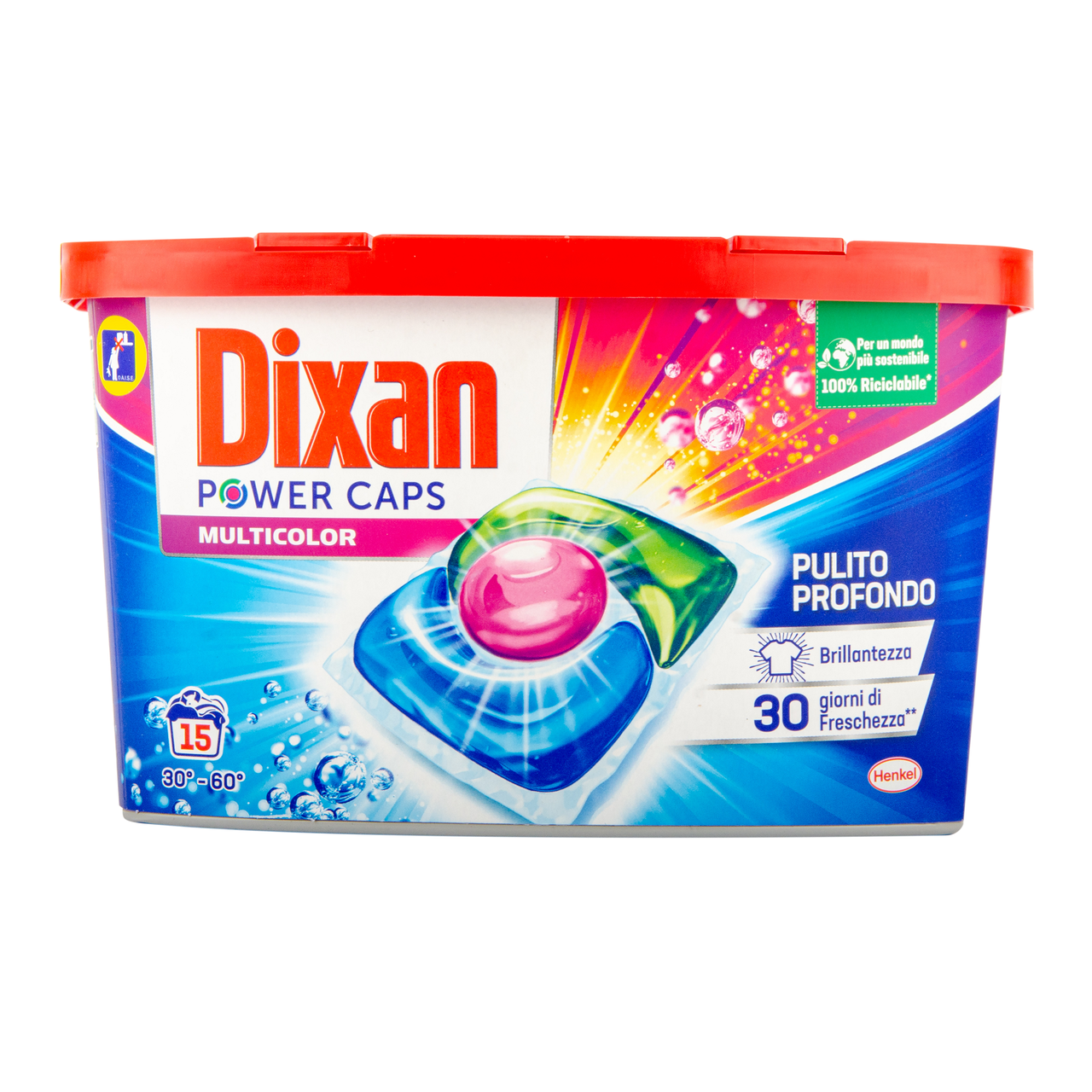 

Гель-капсулы для стирки DIXAN POWER MULTICOLOR 15 стирок