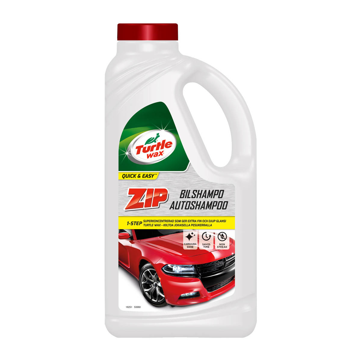 

Автошампунь с полирующим эффектом Turtle Wax ZIP WAX 1000 мл (53362)