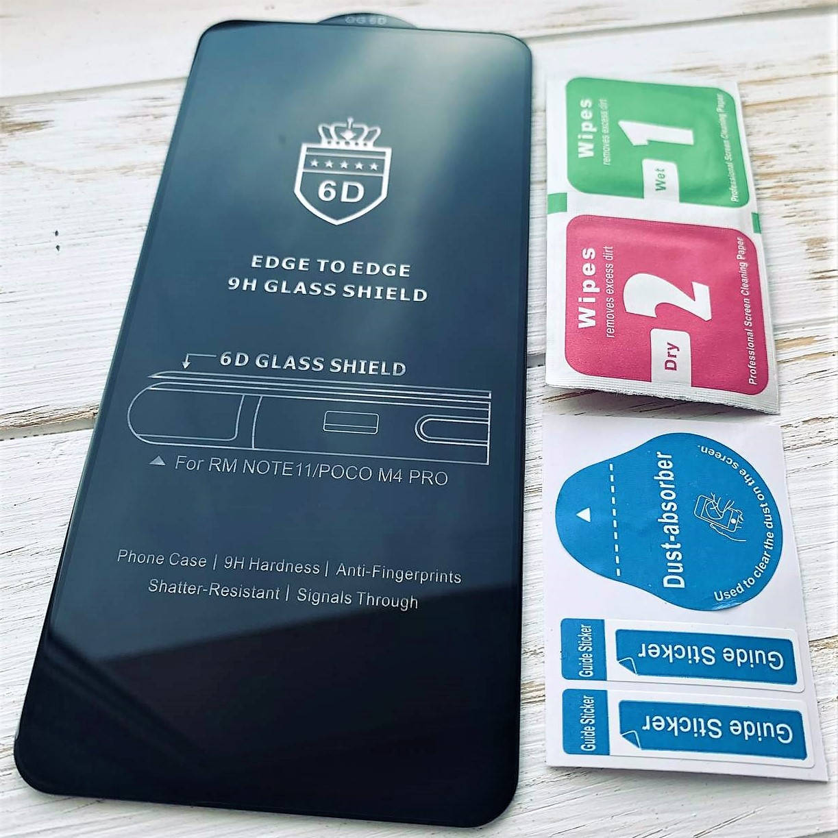 

Защитное стекло для Xiaomi Redmi Note 11 (China) 5G 6D чёрное, Прозрачный