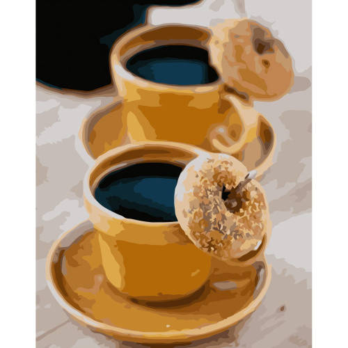 

Картина по номерам VA-3327 Пряничне чаювання , 40х50 см Strateg