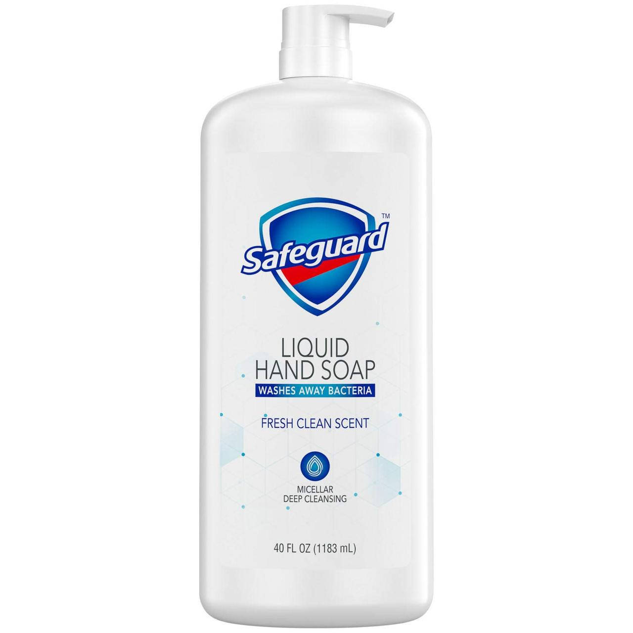 

Антибактериальное жидкое мыло Safeguard Liquid Hand Soap Refill 739 мл (США).
