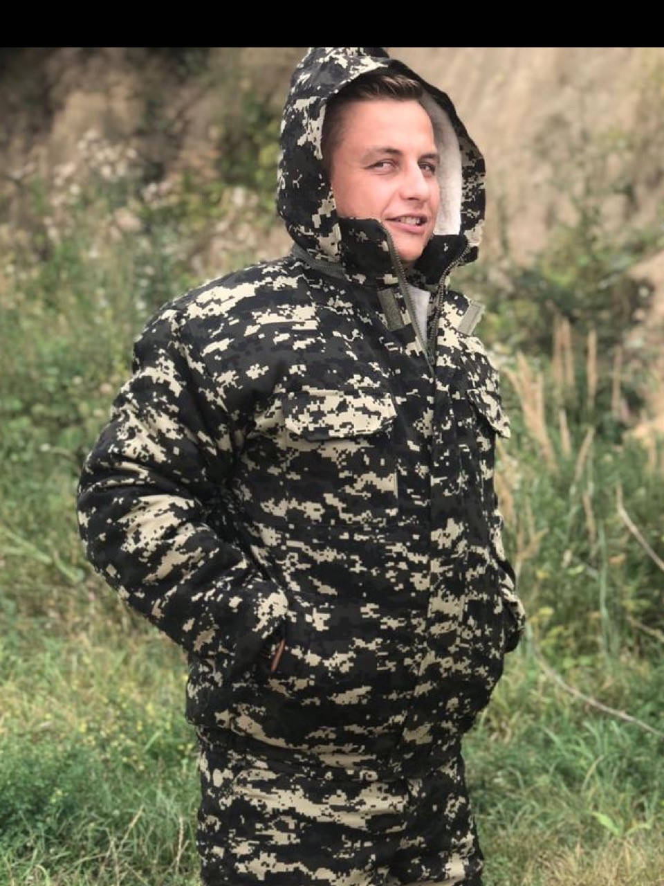 

Бушлат зимовий піксель хутро 52