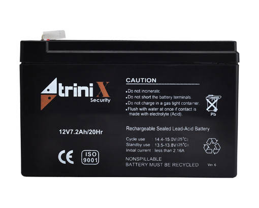 

Аккумуляторная батарея Trinix 12V 7,2 Ah