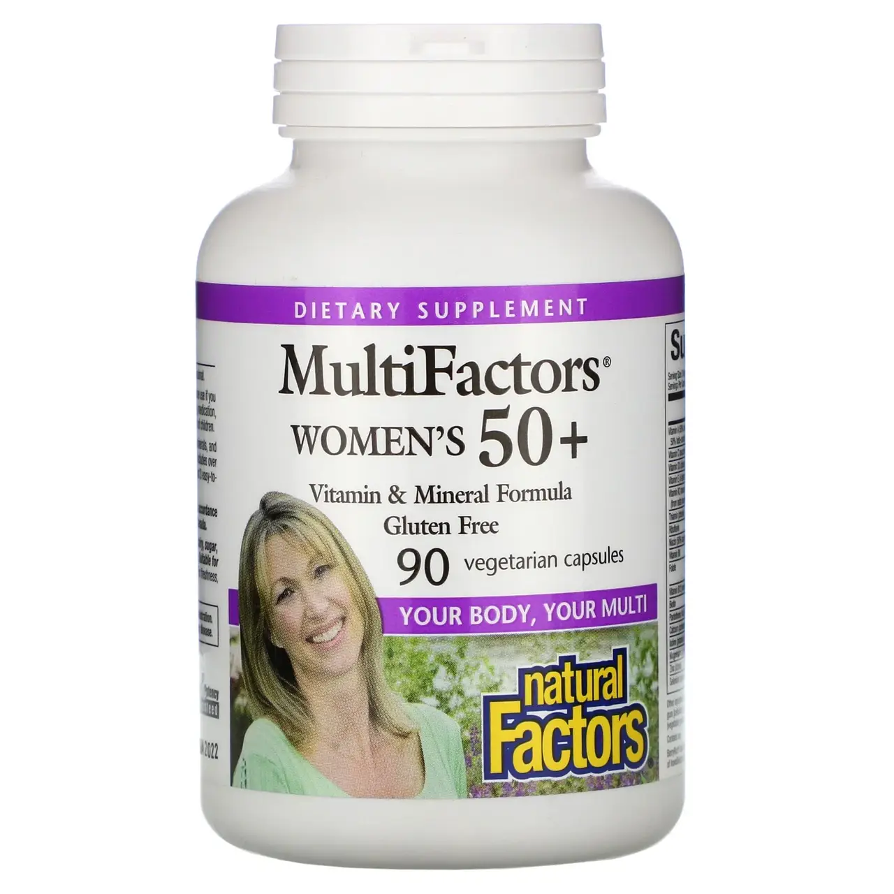 

Natural Factors, MultiFactors, Women's 50+, 90 шт., официальный сайт, NFS-01587