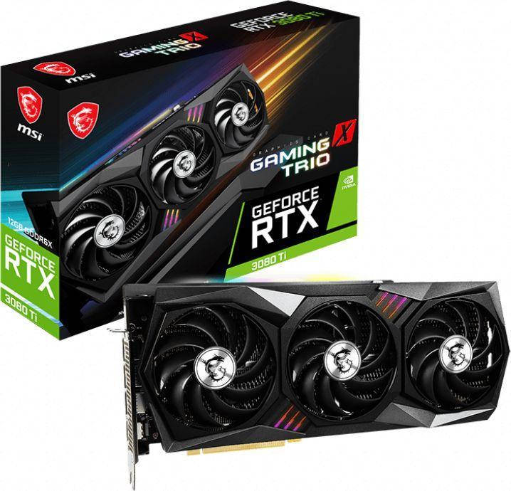 

Видеокарта MSI GeForce RTX 3080 Ti GAMING X TRIO 12G