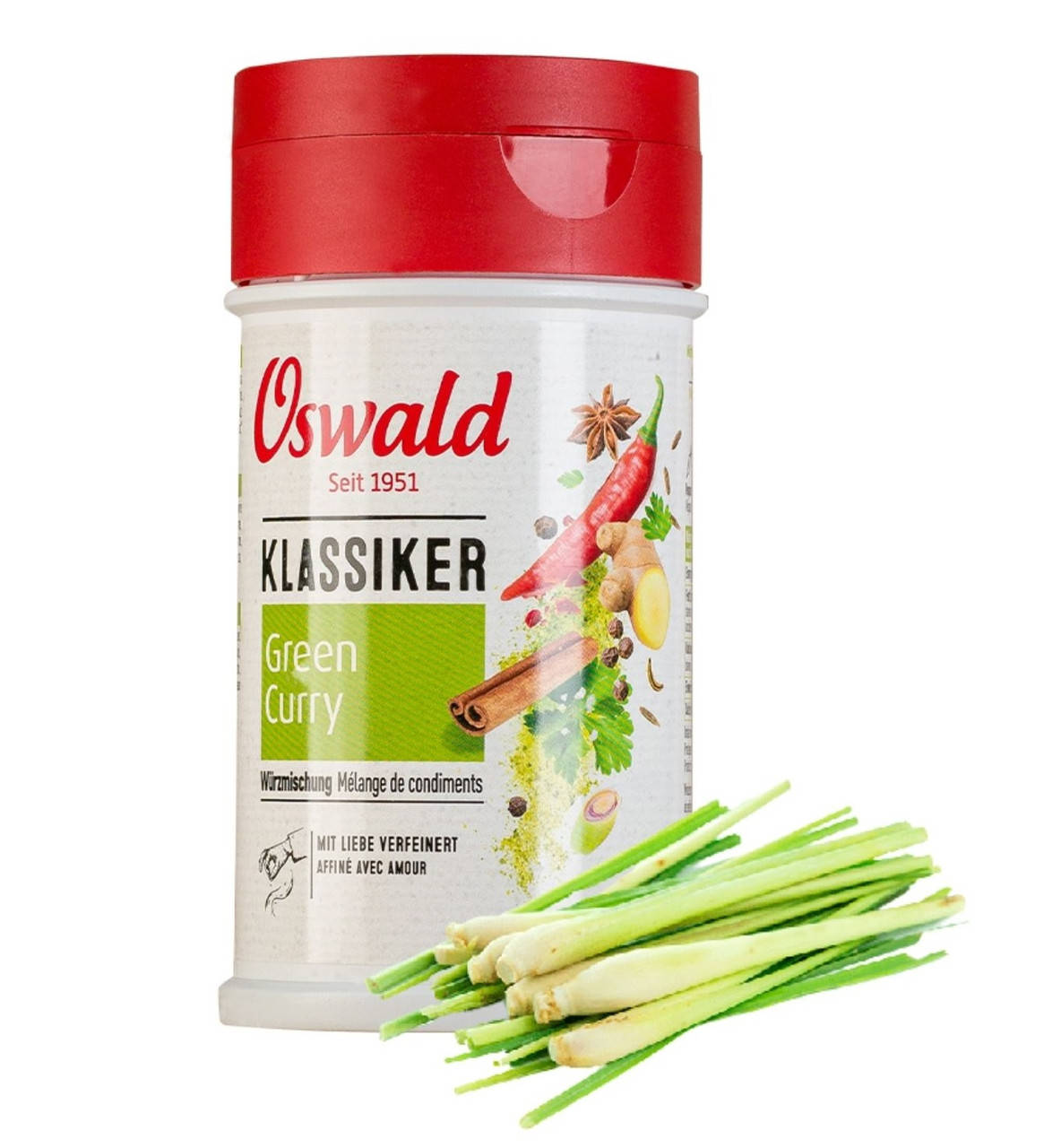 

Приправа "Зеленый карри" с восточными специями Green Curry, Вивасан, Швейцария 190г