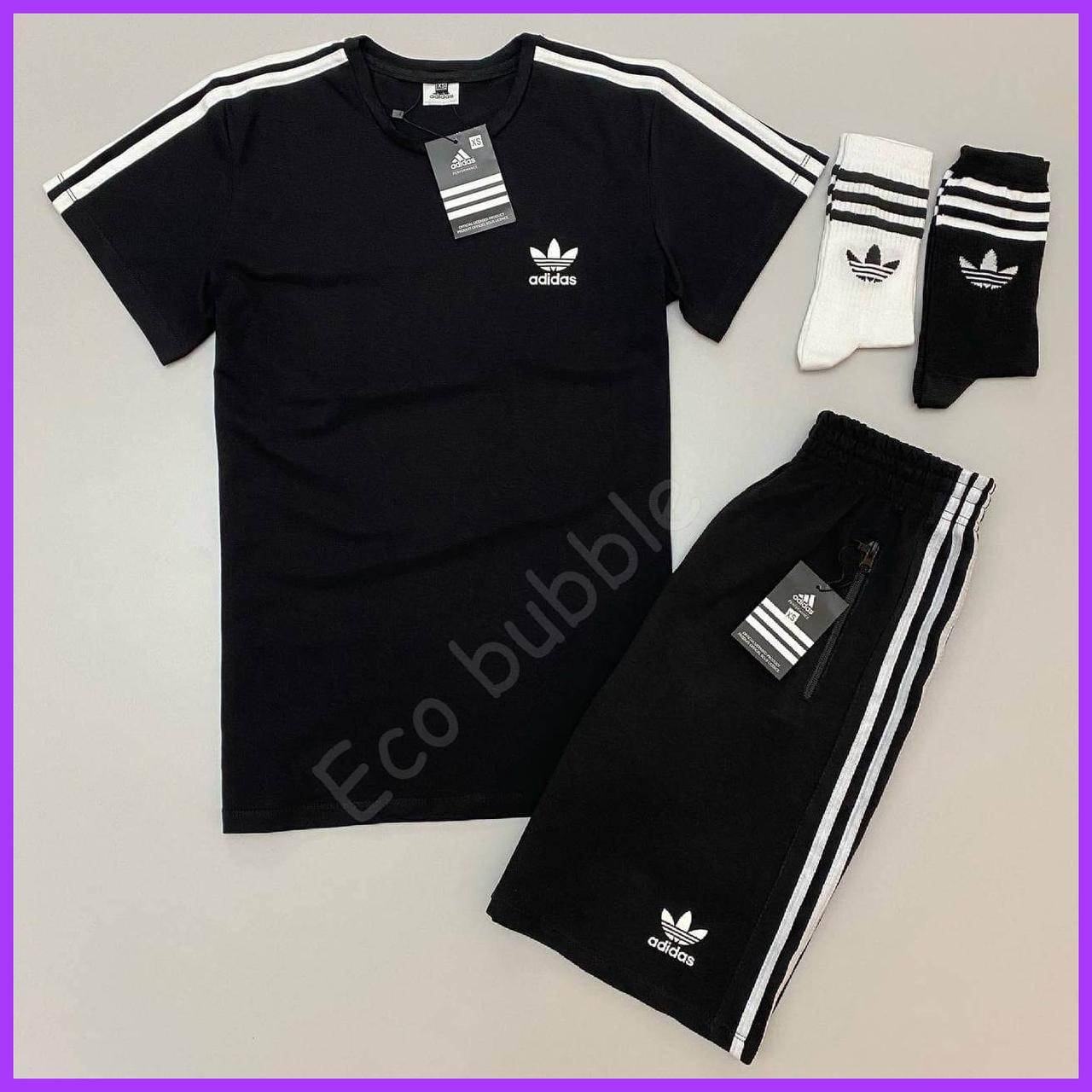 

Комплект Футболка и Шорты Adidas, Черный