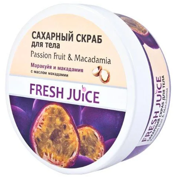 

Сахарный скраб для тела Fresh Juice Passion Fruit&Macadamia 225 мл 6425