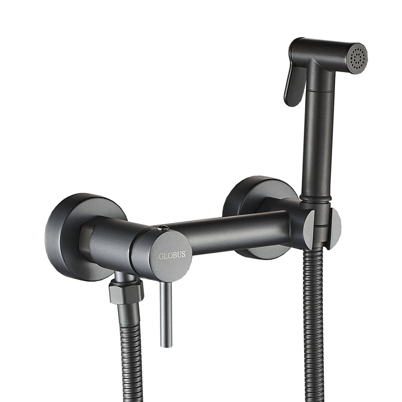 

Смеситель гигиенический Globus GLN-6Graphit-106MIX