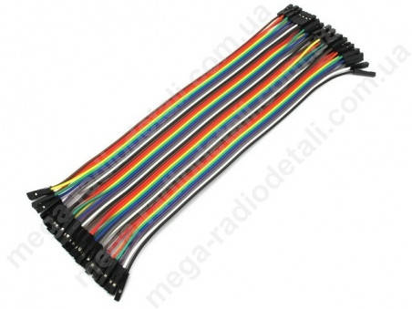

Комплект перемичок 1pin 20см F/F 40шт для MB102