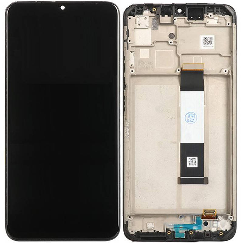 

Дисплей (модуль) для Xiaomi Redmi 9t с рамкой экран и сенсор, черный (OEM) высокое качество