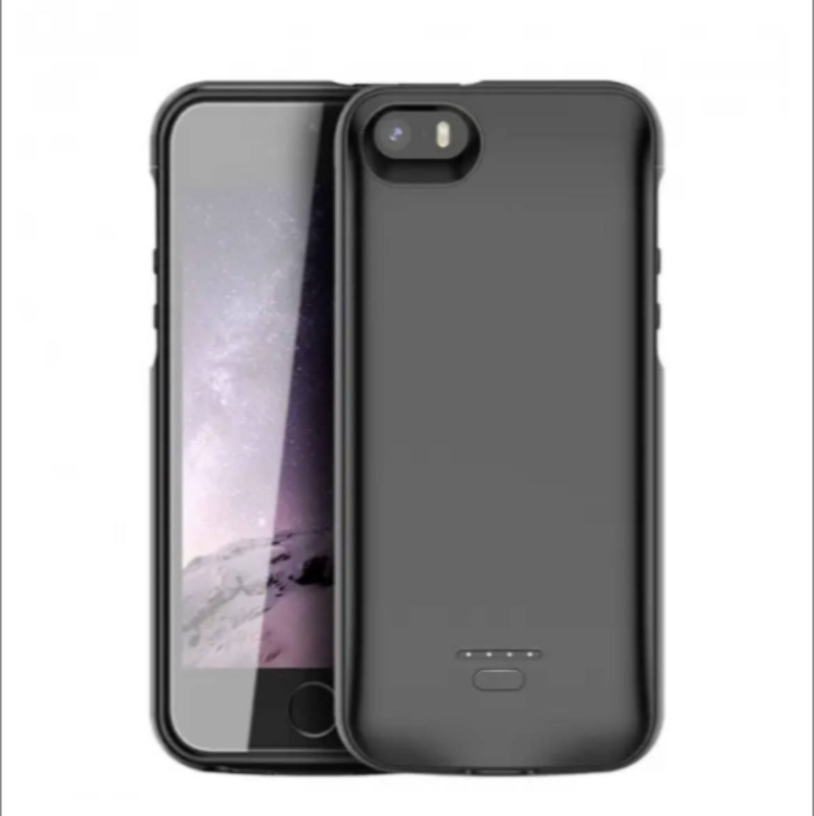 

Чехол аккумулятор на айфон 5s 4000мА PowerCase для iPhone 5/5s Чехол-Повербанк, Черный