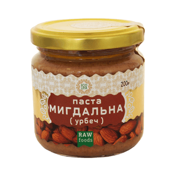 

Паста миндальная (урбеч), 200 г Эколия