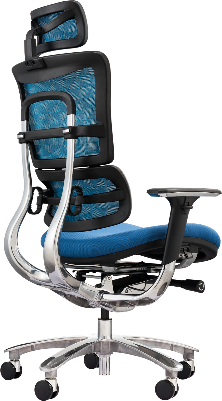 

Офисное кресло GT Racer X-801A Blue (W-55 B-45), Синий