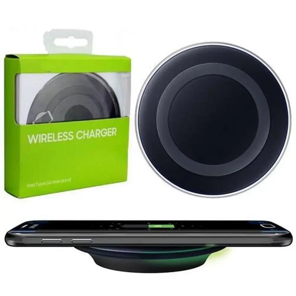 

Беспроводная зарядка Fast Charge S6 Wireless зарядное устройство Charger с Qi, Черный