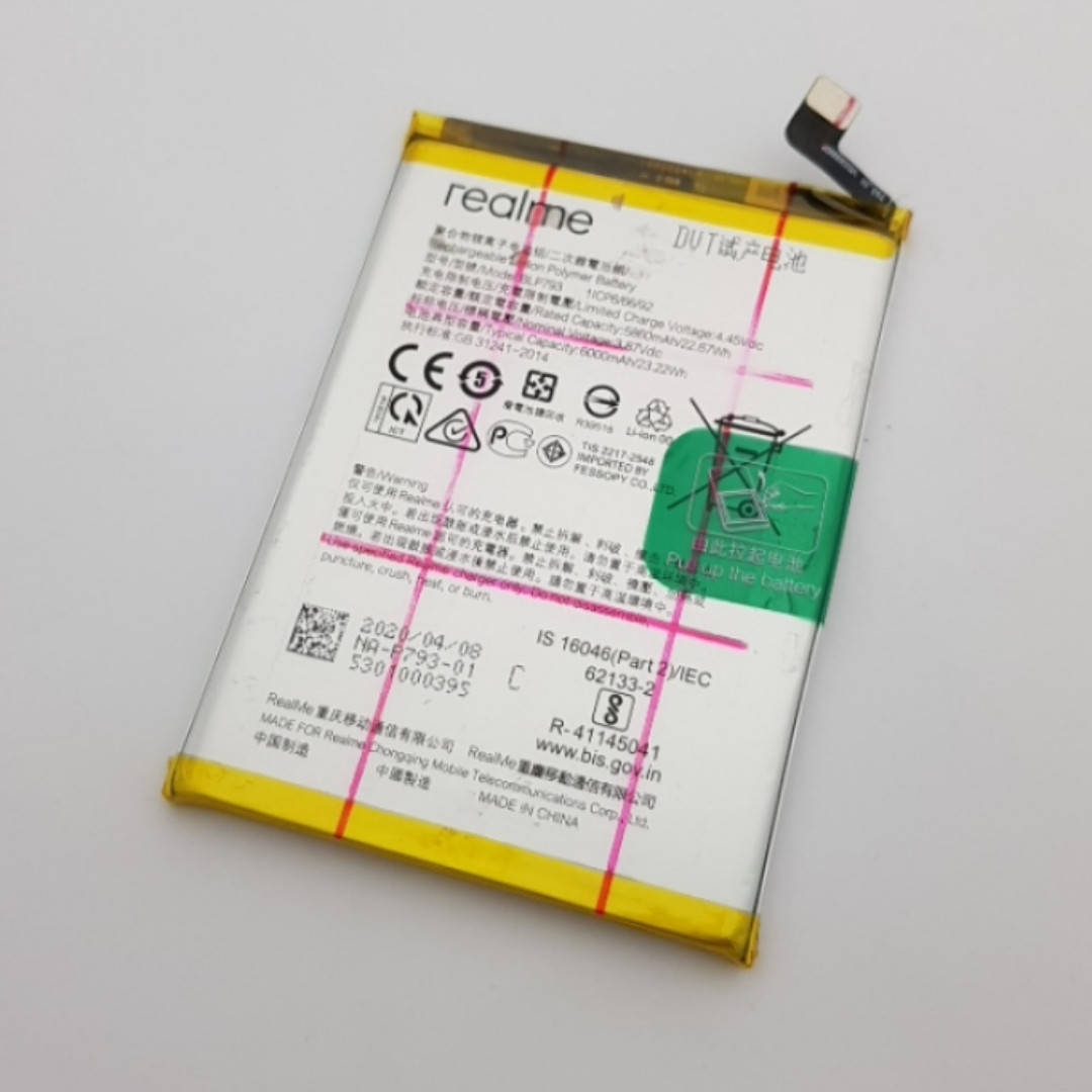 

Батарея BLP793 Realme C12, C15, C25 Сервисный оригинал с разборки (износ до 10%)