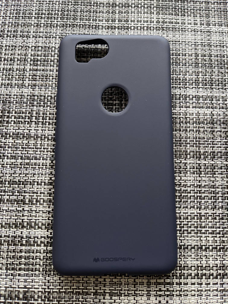 

Тонкий матовый чехол для Google Pixel 2 Темно-синий