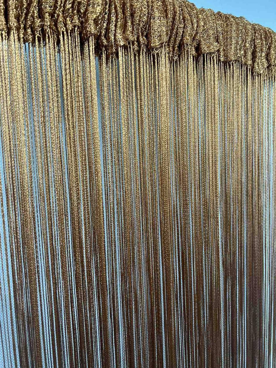 

Шторы нити Однотонные №10 Коричневый